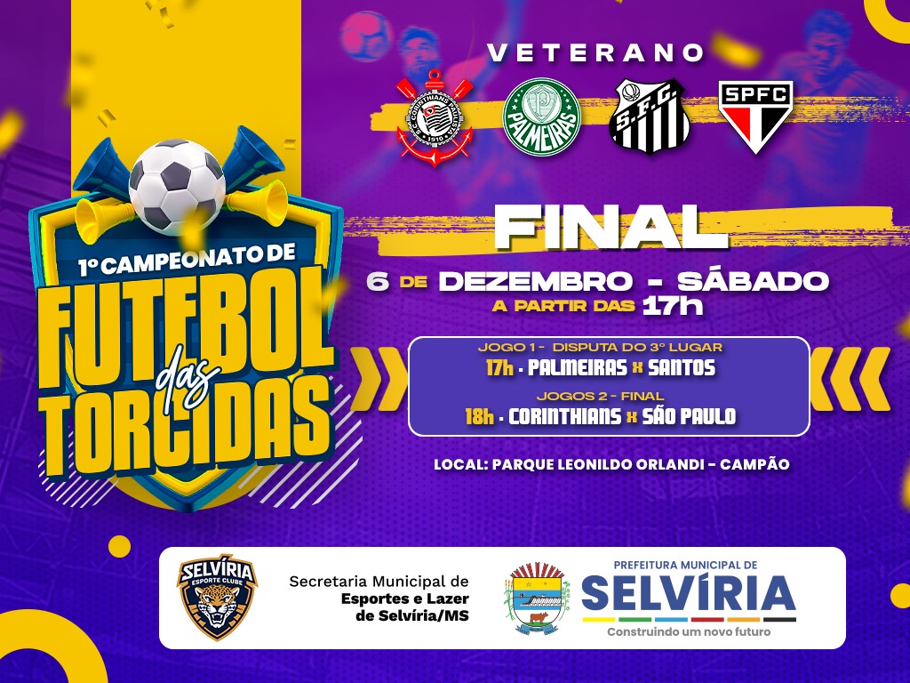 Final do Campeonato de Torcidas de Selvíria acontece neste sábado