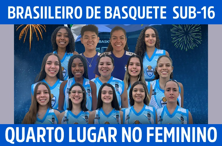 Seleção Feminina Sub-16 de Mato Grosso do Sul faz campanha consistente e valoriza desenvolvimento no Brasileiro de Seleções