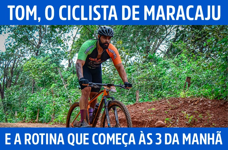 Tom, o ciclista de Maracaju, e a rotina que começa às 3 da manhã