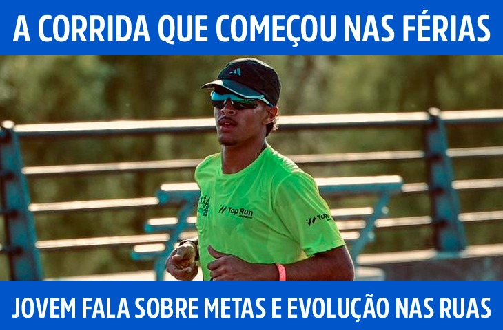 A corrida que começou nas férias: jovem de MS fala sobre metas e evolução nas ruas