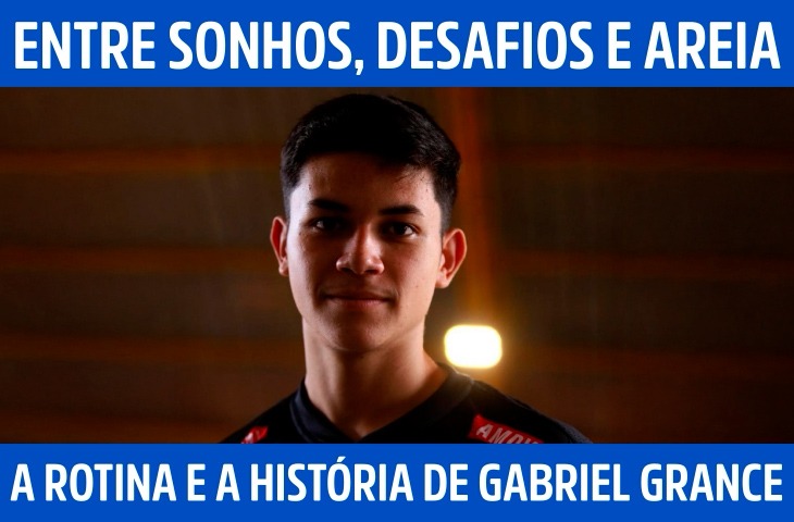 Entre sonhos, desafios e areia: a rotina...