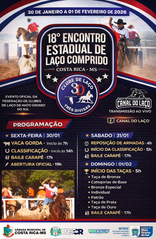 18º Encontro Estadual de Laço Comprido a...