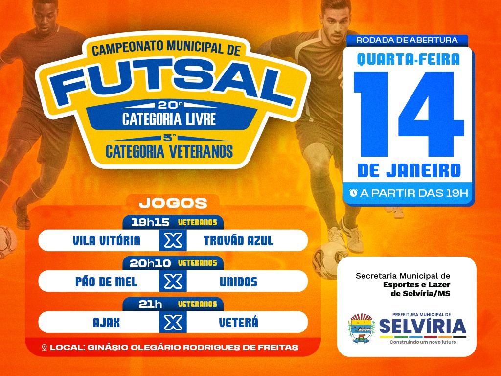 Futsal em destaque em Selvíria!