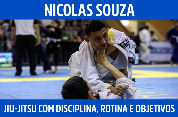 Nicolas Souza encontra no jiu-jitsu disciplina, rotina e objetivos para o futuro