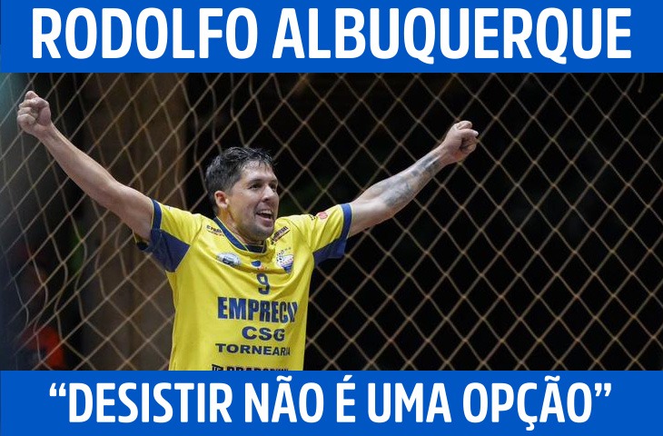 “Desistir não é uma opção”: Rodolfo Albu...