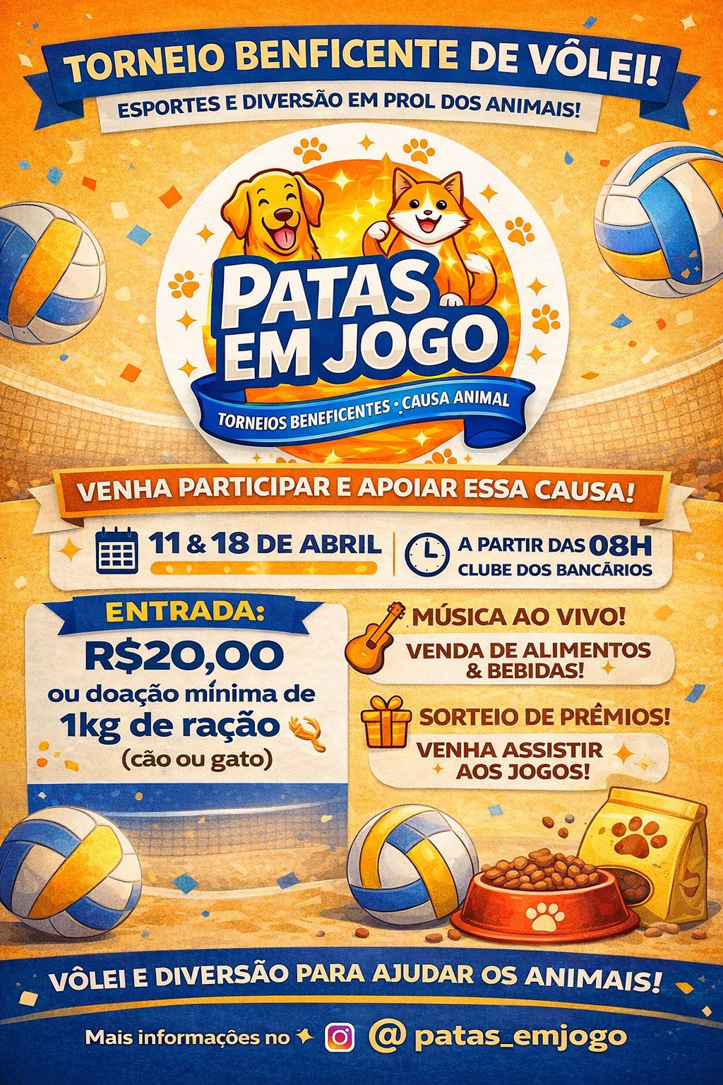 Esporte e solidariedade juntos no evento...