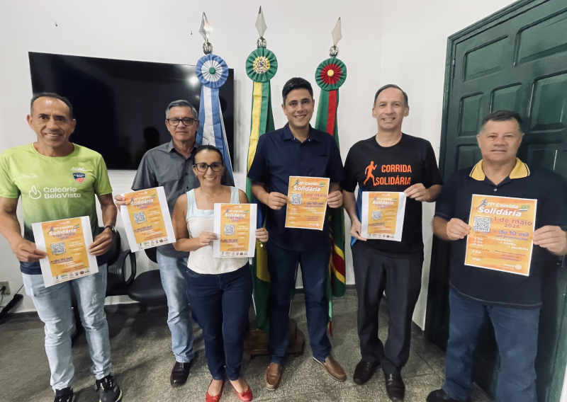 11ª Corrida Solidária do Rotary Club de Bela Vista abre inscrições e reforça tradição esportiva e solidária