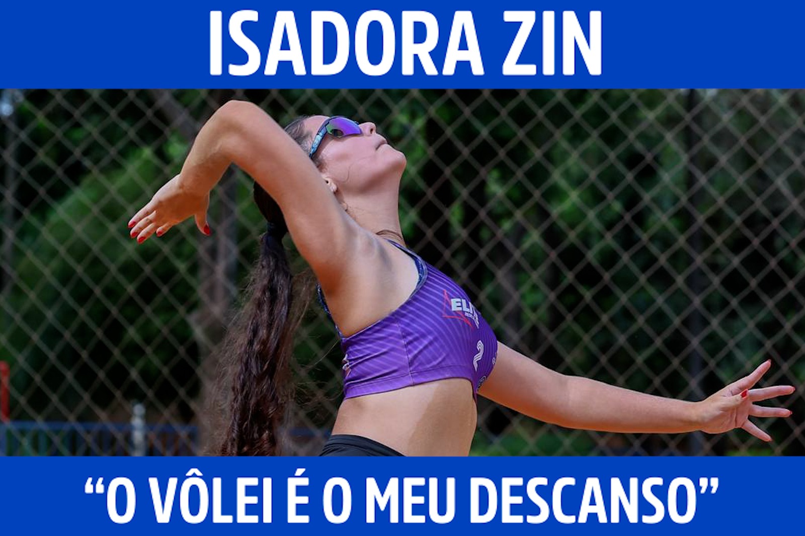 “O vôlei é o meu descanso”, afirma atlet...