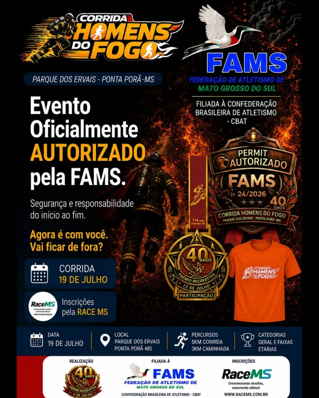 Corrida Homens do Fogo celebra aniversár...