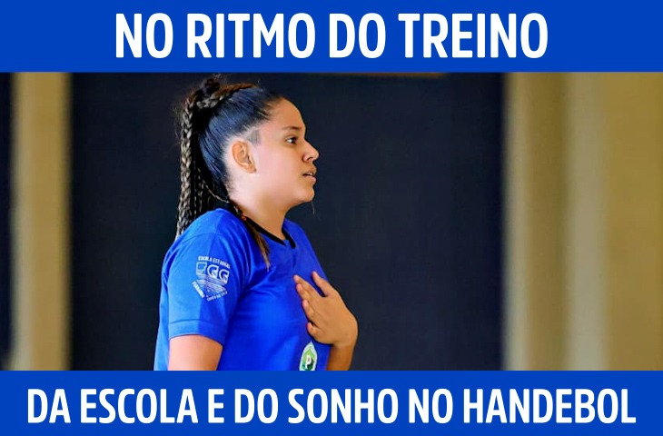 No ritmo do treino, da escola e do sonho...