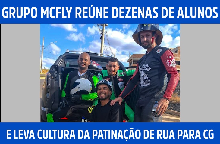 Grupo McFly reúne dezenas de alunos e leva cultura da patinação de rua para Campo Grande
