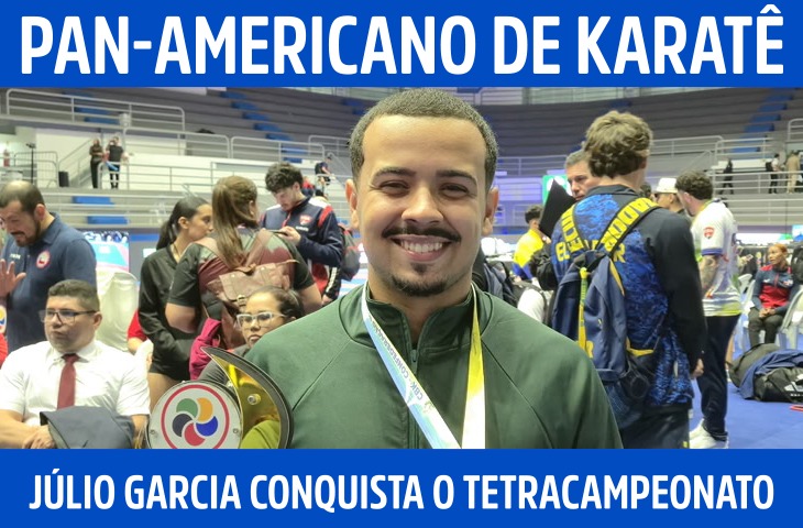 Júlio Garcia conquista tetracampeonato Pan-Americano e segue levando o nome de Ladário ao cenário internacional