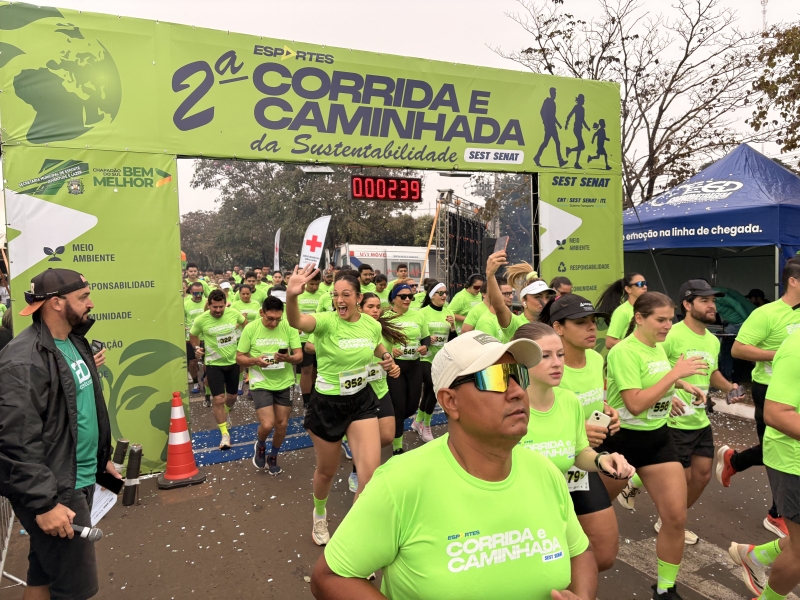 2ª Corrida e Caminhada da Sustentabilidade reúne mais de 800 participantes