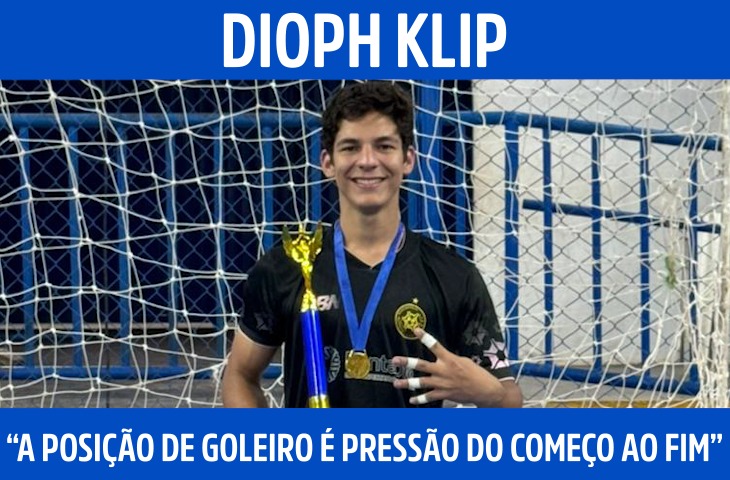 “A posição de goleiro é pressão do começo ao fim”, diz Dioph Klip
