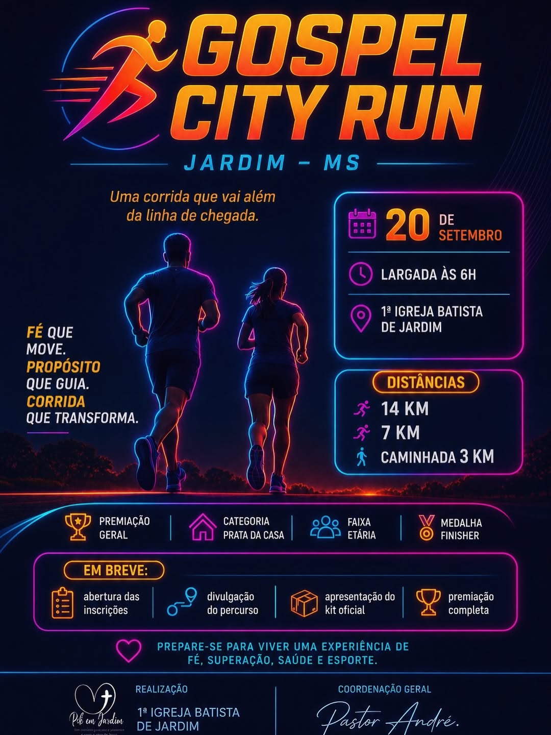 1ª Corrida Gospel Run promete unir espor...