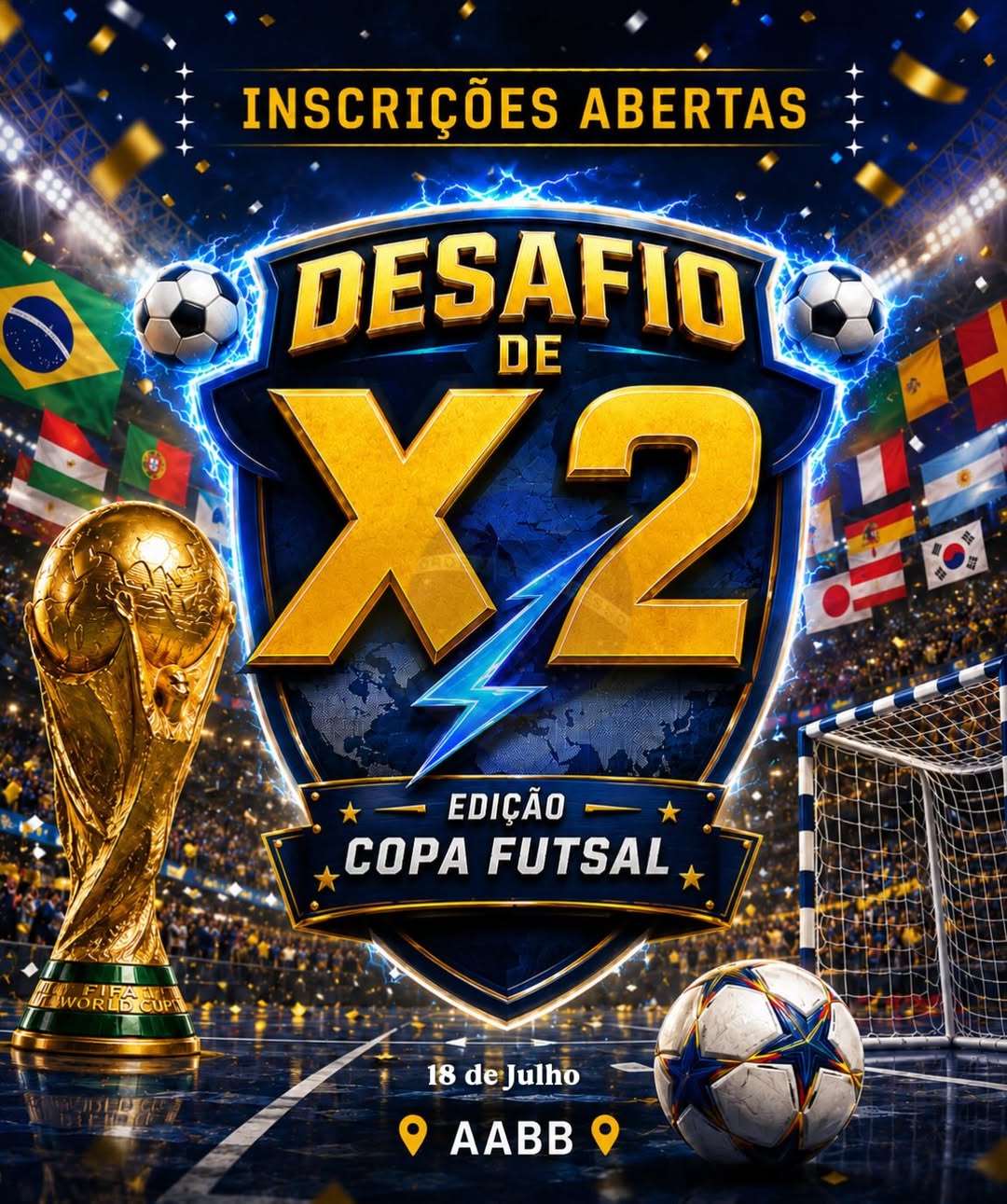 X2 Copa Futsal 2026 terá edição especial...