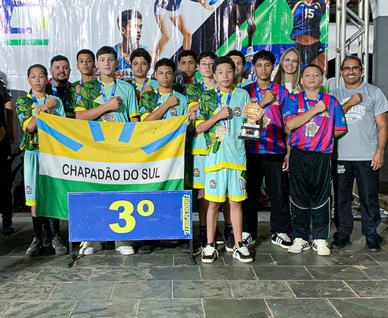 Chapadão do Sul encerra participação no Bloco 3 dos JEMS com destaque estadual no handebol masculino