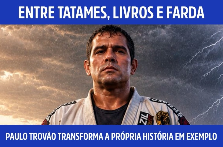 Entre tatames, livros e farda: Paulo Trovão transforma a própria história em exemplo de superação