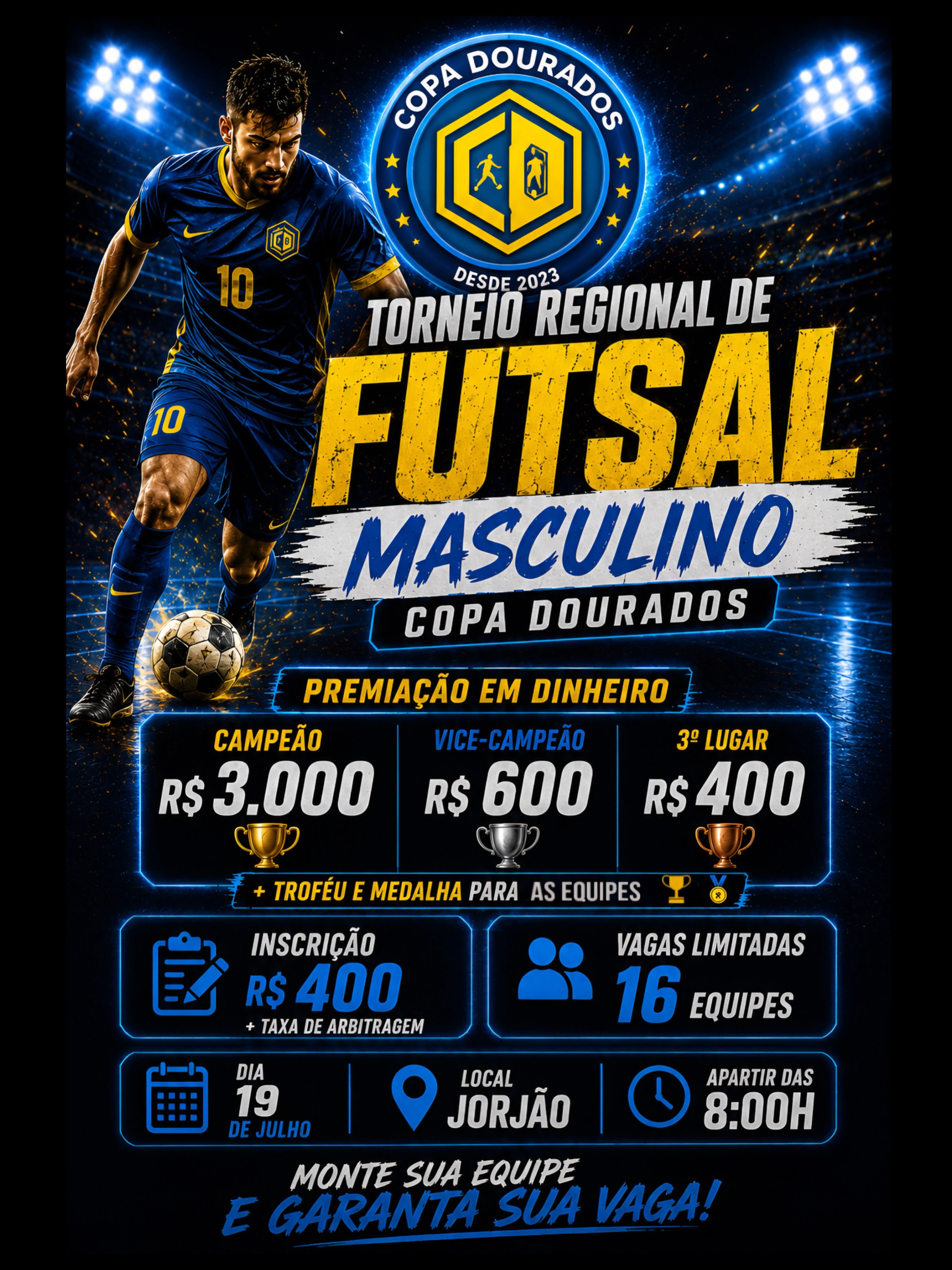 Copa Dourados 2026 reúne os melhores tim...