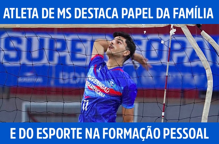 Atleta de MS destaca papel da família e do esporte na formação pessoal