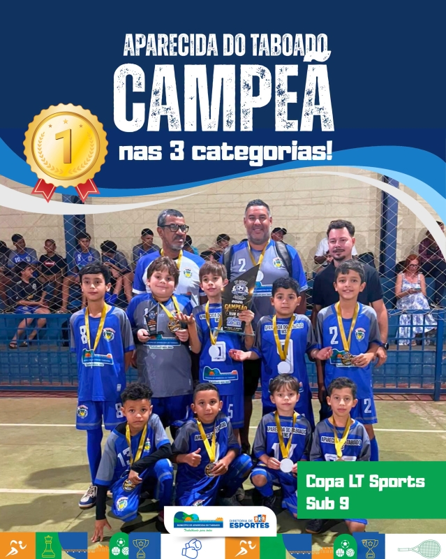 Escolinha de Futsal de Aparecida do Tabo...