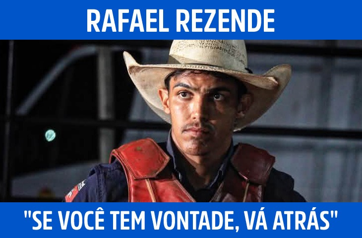 "Se você tem vontade, vá atrás": Rafael Rezende fala sobre trajetória e sonhos na montaria em touros