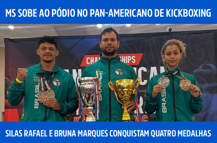 Atletas de MS conquistam medalhas no Pan-Americano de Kickboxing no Chile