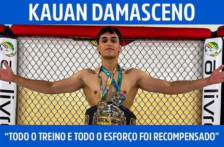 “Todo o treino e todo o esforço foi recompensado”, diz atleta de MS após título no Muay Thai