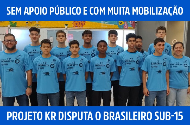 Sem apoio público, time Sub-15 do Projet...