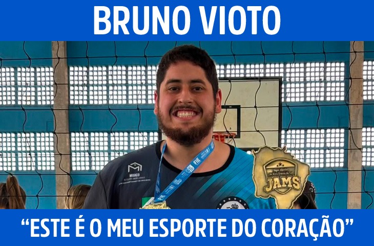 “Este é o meu esporte do coração”: Bruno Vioto trocou a natação pelo vôlei e construiu trajetória nas quadras