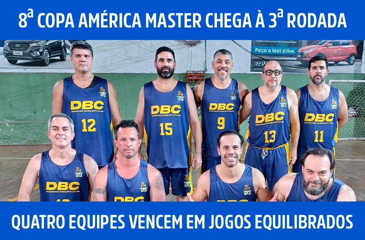 3ª rodada da Copa América Master tem qua...