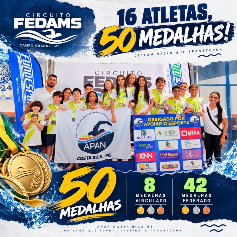 APAN Costa Rica conquista 50 medalhas no...